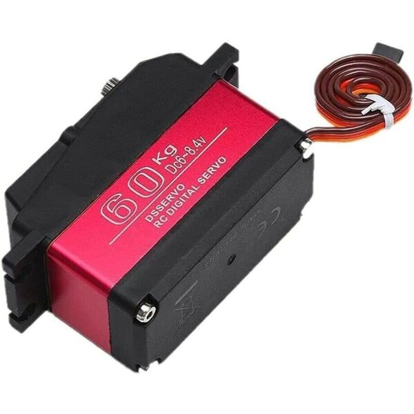 ZEZEFUFU Servo Digitale Metal Gear 60KG per RC Car 1/6 Axial SCX6 | Alta Coppia e Precisione
