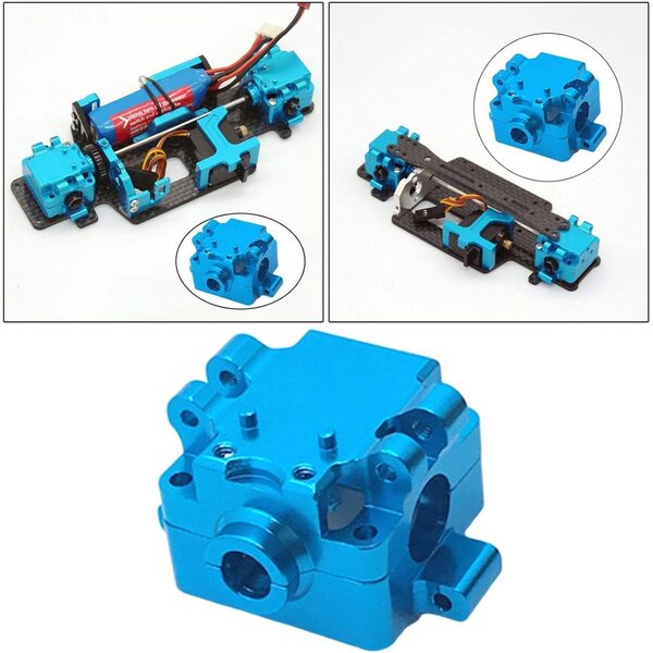 Oberes und unteres Getriebegehäuse-Set aus Metall für 1/28 RC Car Wltoys