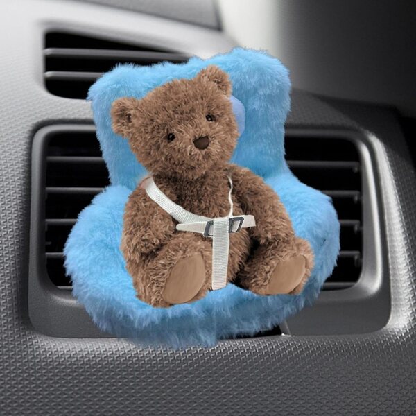 Seggiolino Auto Bambole Peluche con Clip Ventilazione 15,5x15,5 cm TocaFeank