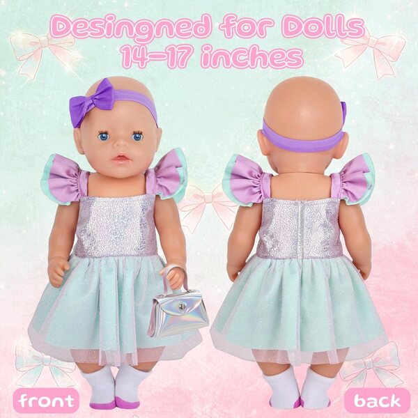 Gonna in tulle per bambole baby - abbigliamento elegante e raffinato Orizizhic