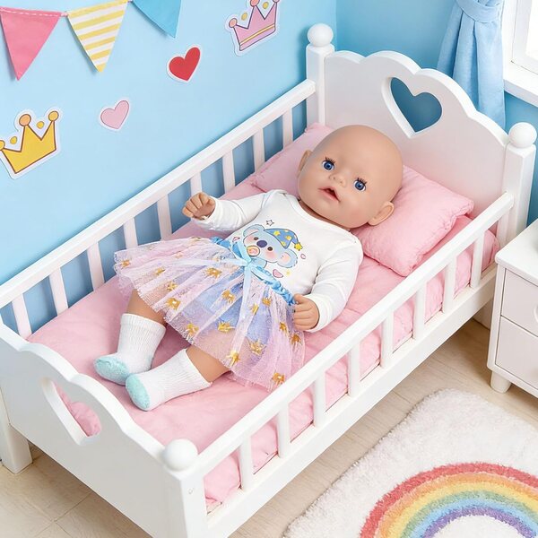 Set 5 Vestiti Blu per Bambole - Completo e Versatile Carreuty