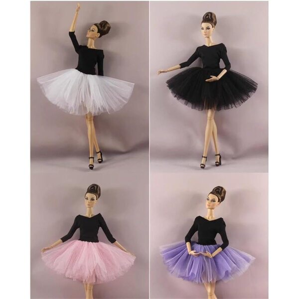 Spitzenkleid für 11,5" Puppe - BJD 1/6 Ballettkleid, elegantes Outfit