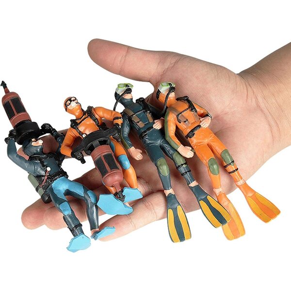 Action Figure Subacqueo Miniatura Oceanico Decorazione Educativa in Plastica FewNvWa