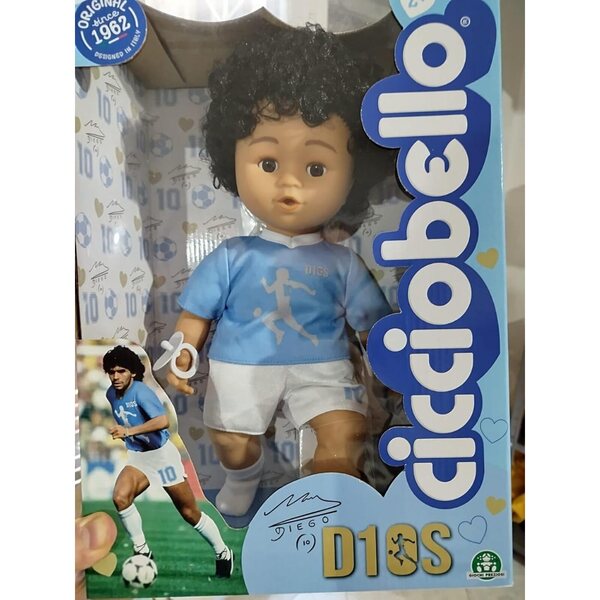 Cicciobello D10S Maradona-Puppe mit Fußballer-Uniform – Giochi Preziosi