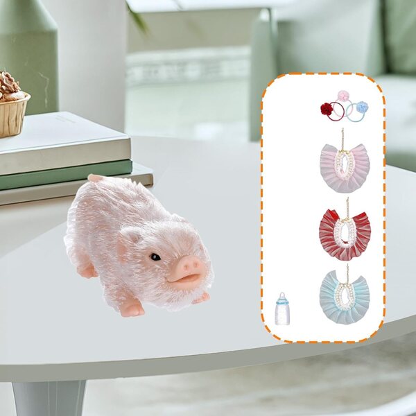 Oshhni Set aus wiedergeborenen Puppen aus Silikon mit Zubehör, kreative Geschenkidee