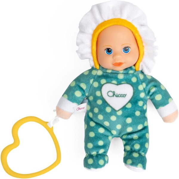 Chicco Mini My Doudou Puppe 18 cm, weich, waschbar, ideal für Neugeborene ab 0 Monaten