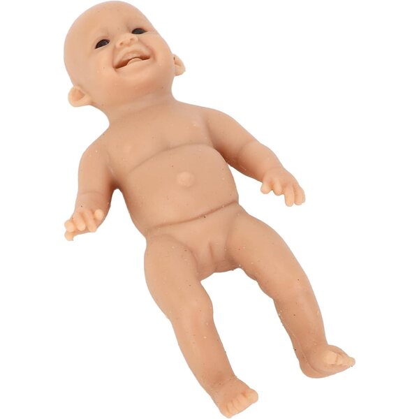 6 Zoll große realistische Silikonpuppe mit weichem Gelenkkörper für Kinder