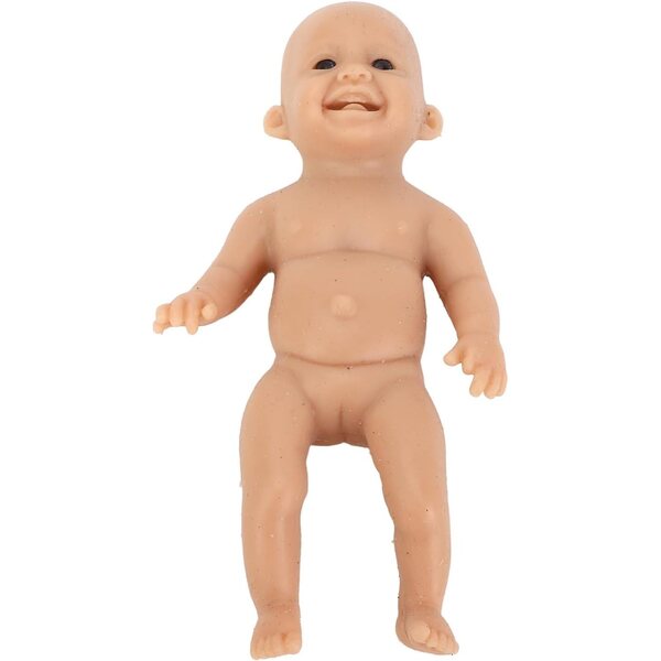6 Zoll große realistische Silikonpuppe mit weichem Gelenkkörper für Kinder