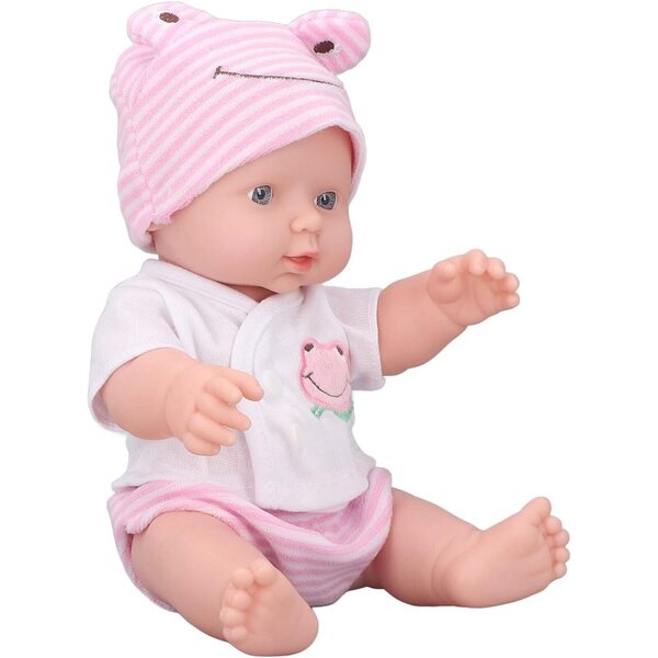 Irfora Realistische Puppe aus weichem Silikon, 30 cm, perfektes Geschenk für Kinder