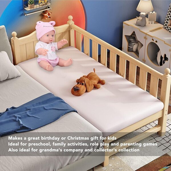 Irfora Realistische Puppe aus weichem Silikon, 30 cm, perfektes Geschenk für Kinder