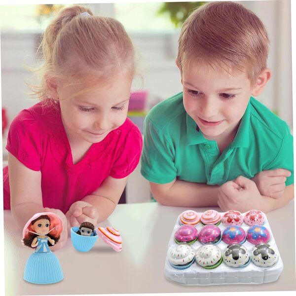 Set mit 12 Cupcake-Prinzessinnenpuppen mit Überraschungsparfüm, Spielzeug für Kinder ab 3 Jahren