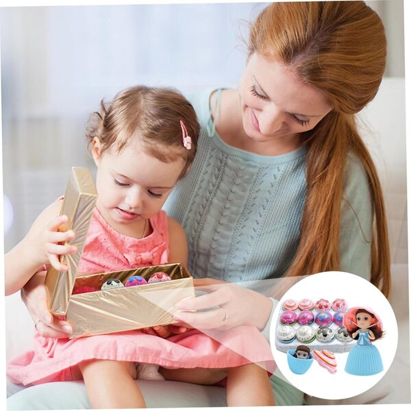 Set mit 12 Cupcake-Prinzessinnenpuppen mit Überraschungsparfüm, Spielzeug für Kinder ab 3 Jahren