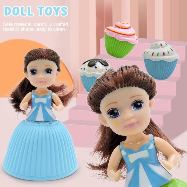 Set mit 12 Cupcake-Prinzessinnenpuppen mit Überraschungsparfüm, Spielzeug für Kinder ab 3 Jahren