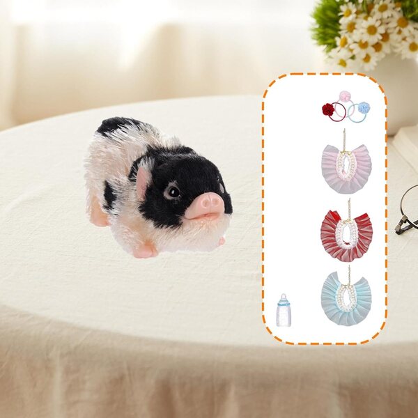 Amagogo Set realistischer Mini-Rebornpuppen aus Silikon mit Zubehör für Babys