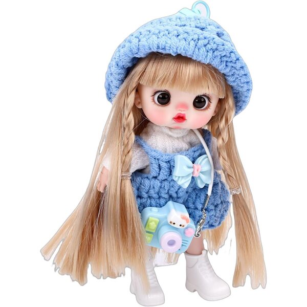 Tangxi Artisan Gelenkpuppenanhänger 15 cm für Telefon und Dekoration