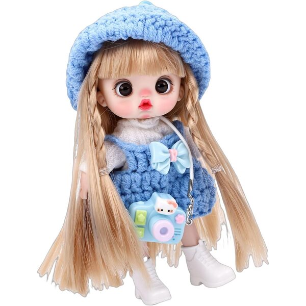 Tangxi Artisan Gelenkpuppenanhänger 15 cm für Telefon und Dekoration