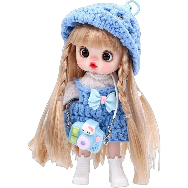 Tangxi Artisan Gelenkpuppenanhänger 15 cm für Telefon und Dekoration