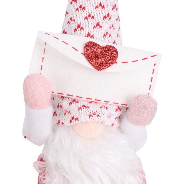 Elfo senza volto 22,5cm in cotone PP morbido, decorazione casa e scrivania