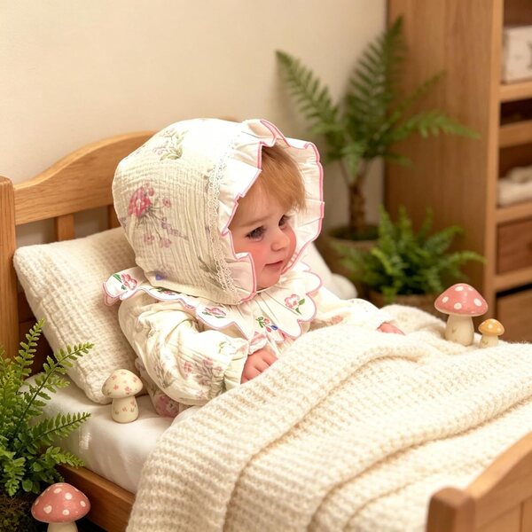 Bambola Reborn Silicone 50 cm Bambina Realistica con Accessori Completi e Capelli Radicati