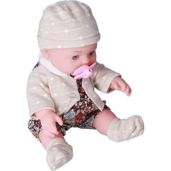 12 Zoll lebensechte Puppe mit leuchtenden Augen und weichem Körper – perfektes Geschenk für Kinder