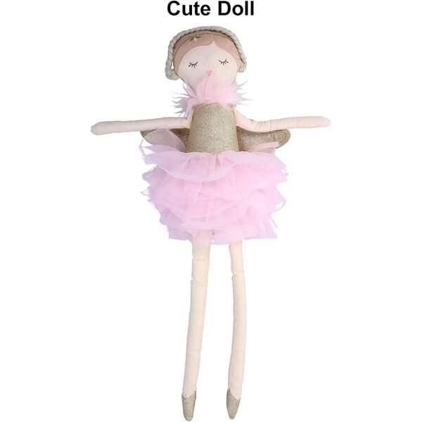 Neugeborene Puppe aus weichem Baumwollstoff 50 cm – Kinderspielzeug und Dekoration