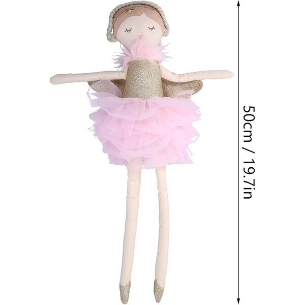 Neugeborene Puppe aus weichem Baumwollstoff 50 cm – Kinderspielzeug und Dekoration