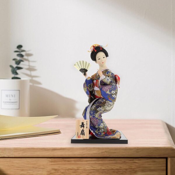 BESPORTBLE Bambola Geisha Giapponese in Kimono Chic per Decorazione Casa e Ufficio