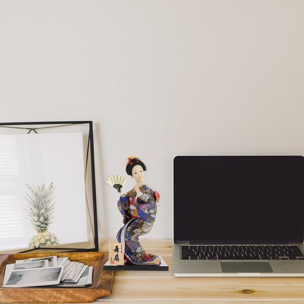BESPORTBLE Bambola Geisha Giapponese in Kimono Chic per Decorazione Casa e Ufficio