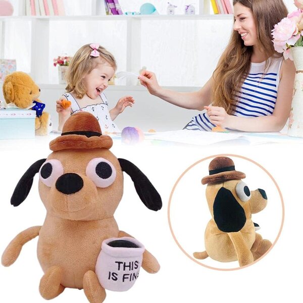 Tassenpuppe für Hunde, weich, 25 cm, lustiger Plüsch für Partys und Festivals