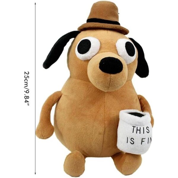 Tassenpuppe für Hunde, weich, 25 cm, lustiger Plüsch für Partys und Festivals
