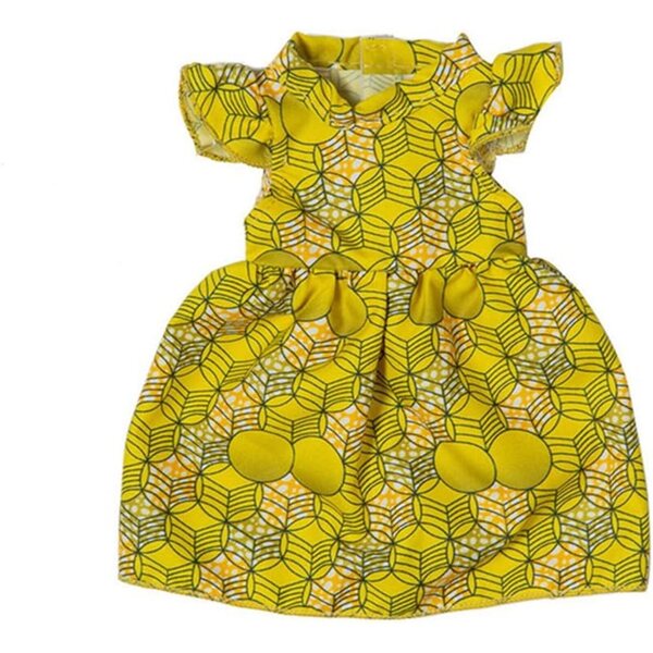 14-Zoll-Puppe aus schwarzem, afrikanisch-amerikanischem Vinyl mit Kleid für Kinder