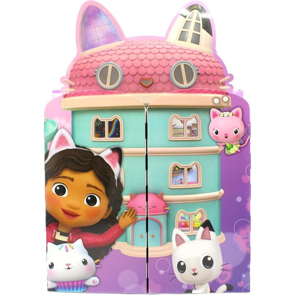 Calendario Avvento Gabby's Dollhouse con gioielli e accessori per capelli 28x7x40 cm
