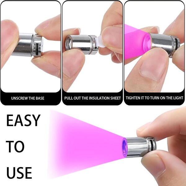 LUKIUP 30 mini luci LED a batteria rosa caldo per artigianato e decorazioni