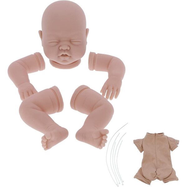 Cryfokt 22" DIY-Puppenbausatz aus weichem Vinyl für Kinder – Bastelrohlinge