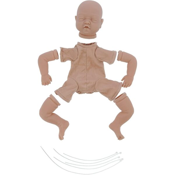 Cryfokt 22" DIY-Puppenbausatz aus weichem Vinyl für Kinder – Bastelrohlinge
