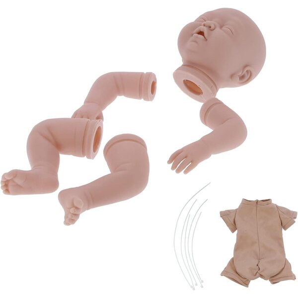 Cryfokt 22" DIY-Puppenbausatz aus weichem Vinyl für Kinder – Bastelrohlinge
