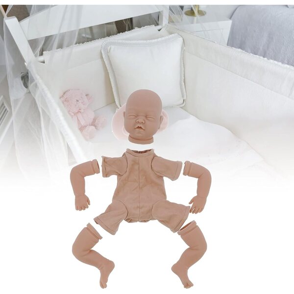 Cryfokt 22" DIY-Puppenbausatz aus weichem Vinyl für Kinder – Bastelrohlinge