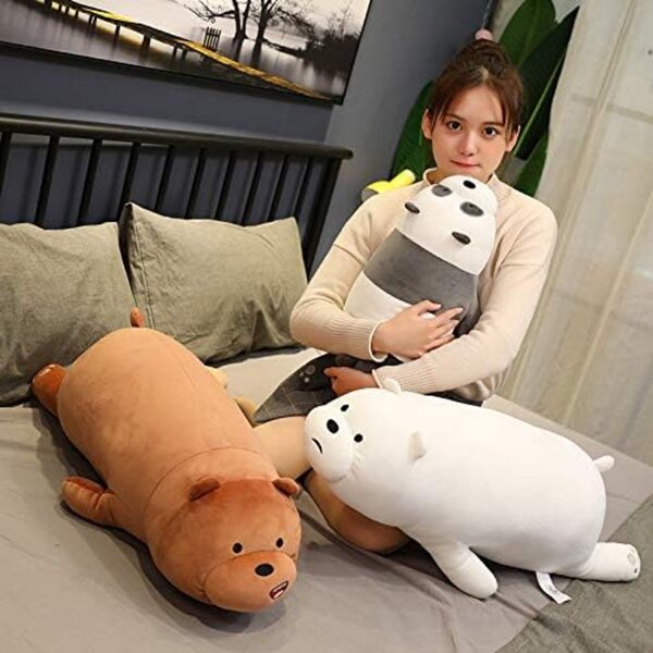 We Cute Bears Plüschtier, 48 cm, Cartoon, weiche und farbenfrohe Puppe für Kinder