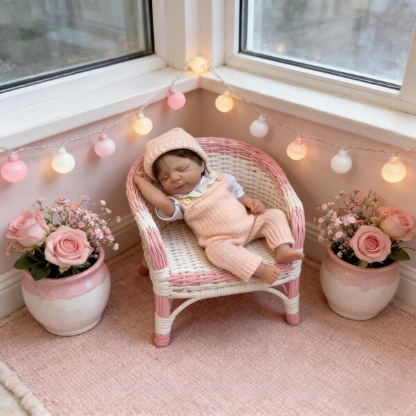 Bambola Reborn Silicone 45 cm Corpo Intero | Bambina Realistica ROSHUAN