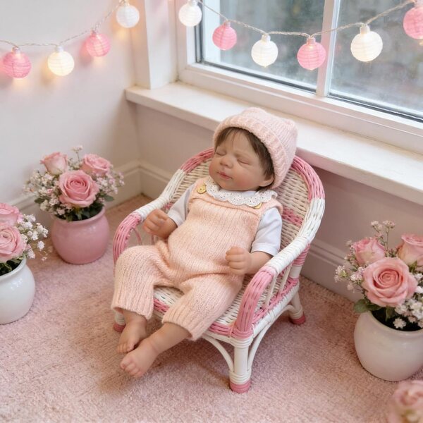 Bambola Reborn Silicone 45 cm Corpo Intero | Bambina Realistica ROSHUAN