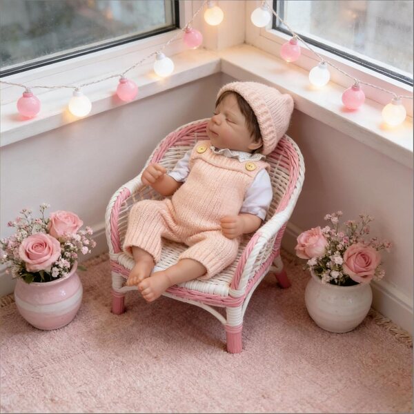 Bambola Reborn Silicone 45 cm Corpo Intero | Bambina Realistica ROSHUAN
