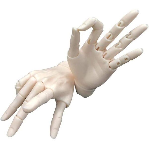 1/3 bewegliche Harzhände für männliche BJD-Puppen mit 15 flexiblen Gelenken
