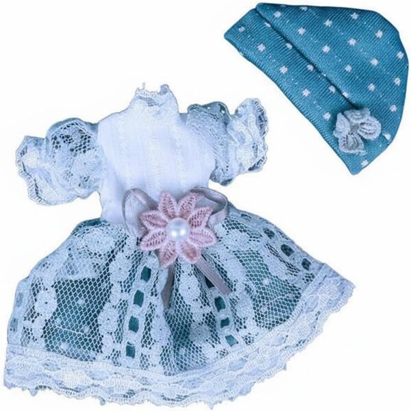 Bambola Snodata BJD 13 Articolazioni 16 cm con Vestiti e Accessori Moda