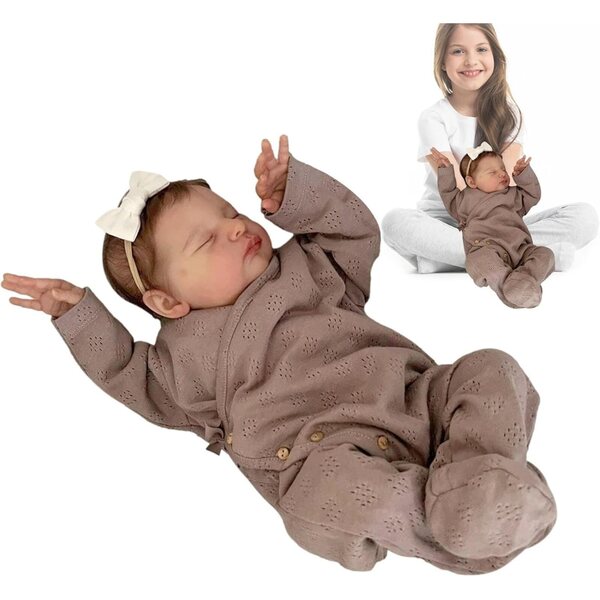 Generisch lebensgroße 19 Zoll realistische und weiche Silikon-Rebornpuppe