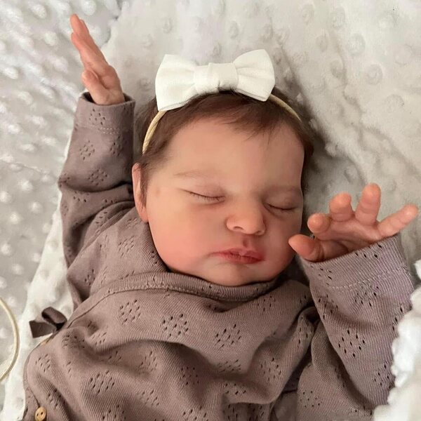 Generisch lebensgroße 19 Zoll realistische und weiche Silikon-Rebornpuppe
