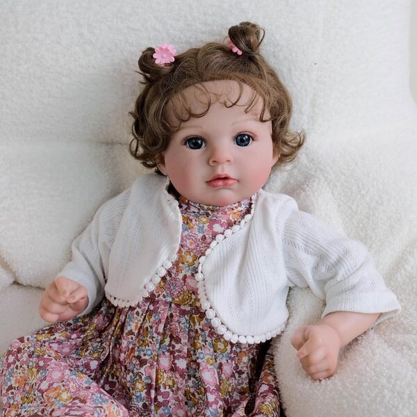 Realistische Reborn-Puppe Ariann, 50,8 cm, mit Vinyl-Gliedmaßen und Stoffkörper
