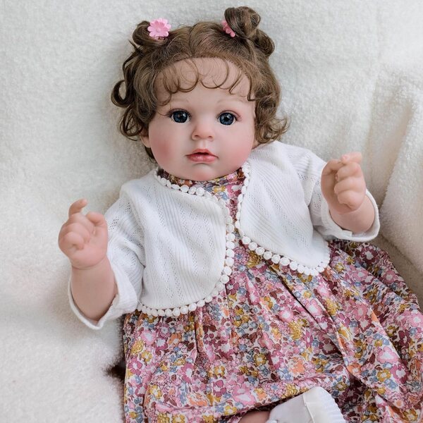 Realistische Reborn-Puppe Ariann, 50,8 cm, mit Vinyl-Gliedmaßen und Stoffkörper
