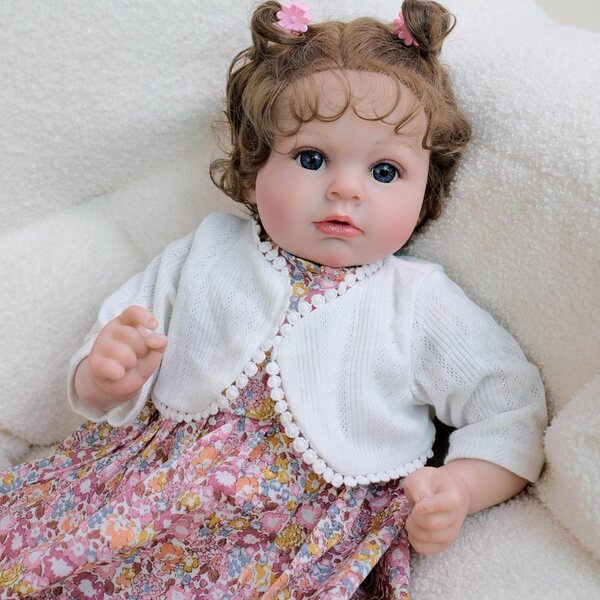 Realistische Reborn-Puppe Ariann, 50,8 cm, mit Vinyl-Gliedmaßen und Stoffkörper