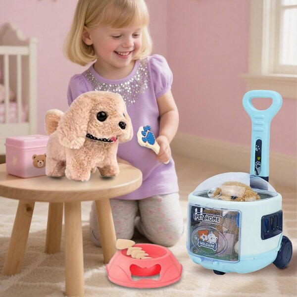 Interaktives elektronisches Stofftier für Kinder: realistischer Begleiter und kreatives Spiel