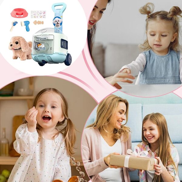 Interaktives elektronisches Stofftier für Kinder: realistischer Begleiter und kreatives Spiel